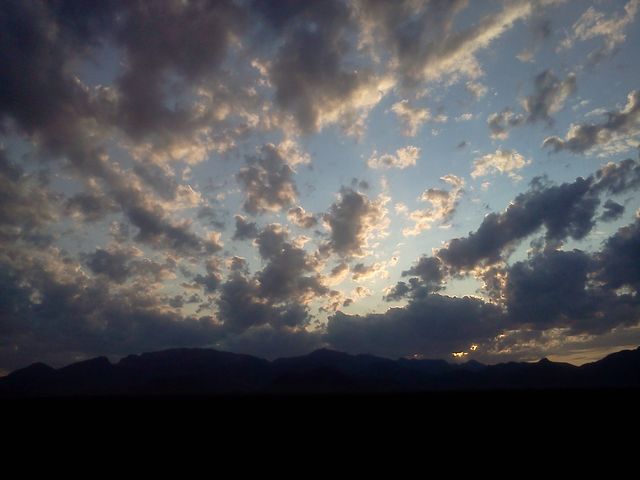 Amanecer en la huerta